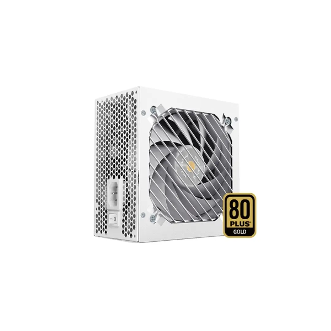 Mars Gaming MPB1000PSI Fuente de Alimentacion ATX de 1000W - 80 Plus Gold - Modular - Compatible con ATX 3.1 y PCIe 5.1 - 150x160x85mm - Color Blanco 1
