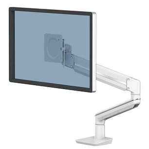 Fellowes Tallo Brazo para Monitor Individual - Hasta 9kg - Ajustable con Muelle de Gas - Color Blanco