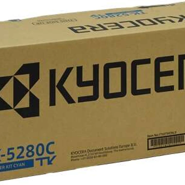Kyocera TK5280 Cyan Cartucho de Toner Original - 1T02TWCNL0/TK5280C 1