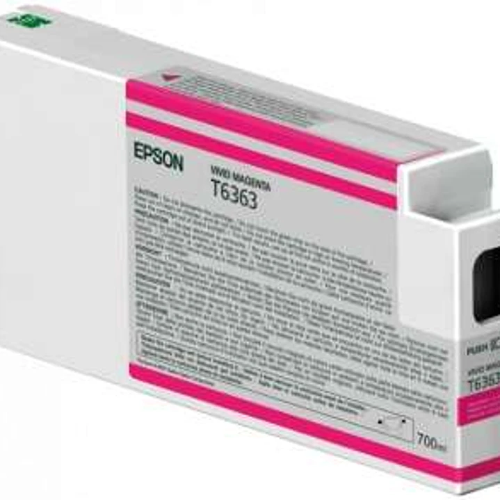 Epson T6363 Magenta Vivido Cartucho de Tinta Original - C13T636300 1
