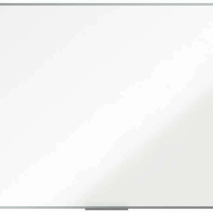 Nobo Essence Pizarra Magnetica de Acero Vitrificado 1800x1200mm - Montaje en Esquinas - Superficie de Borrado Superior - Color Blanco 1