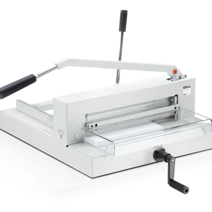 DHP IDEAL 4305 Guillotina para Gruesos de Palanca con Capacidad hasta 500 Hojas (70 g/m²) - Hoja de Acero Aleman - Palanca con Sistema de Proteccion - 1