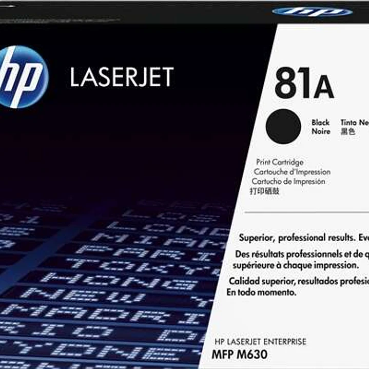 HP CF281A Negro Cartucho de Toner Original - 81A 1