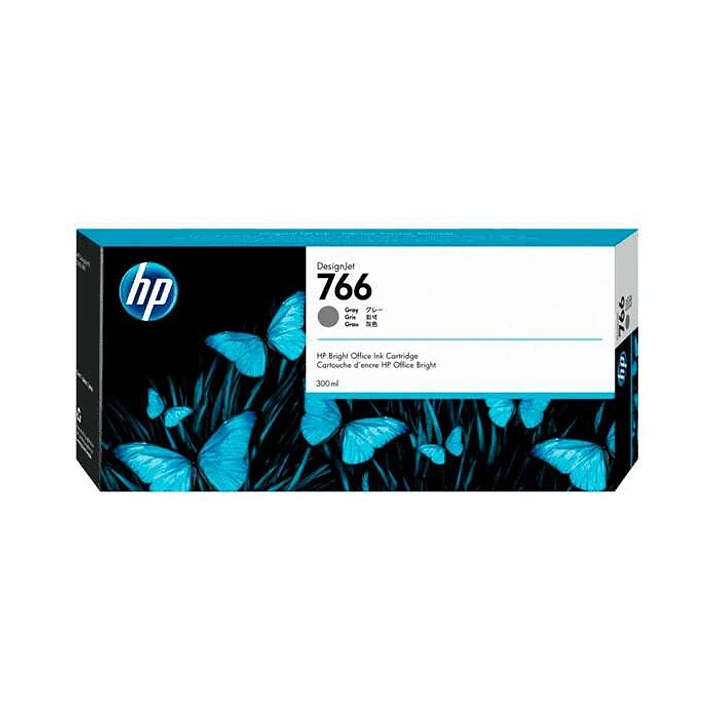 HP 766 Gris Cartucho de Tinta Original - P2V93A 1