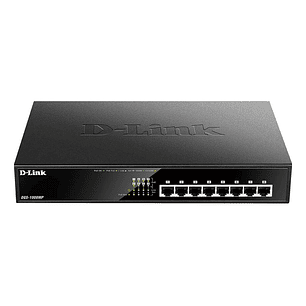 D-Link Switch 8 Puertos Gigabit 10/100/1000 Mbps - PoE+