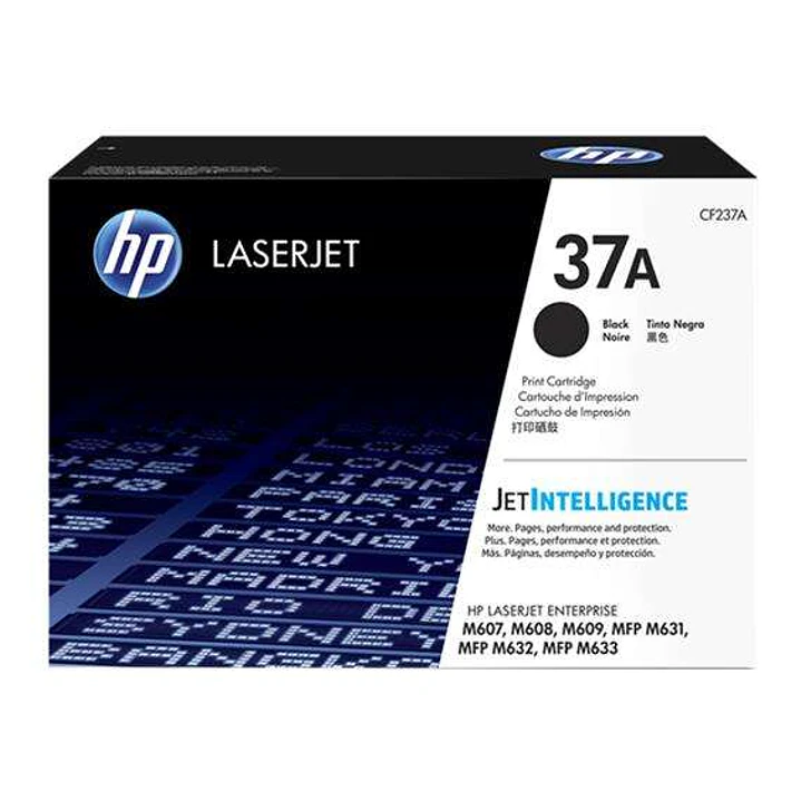 HP CF237A Negro Cartucho de Toner Original - 37A 1