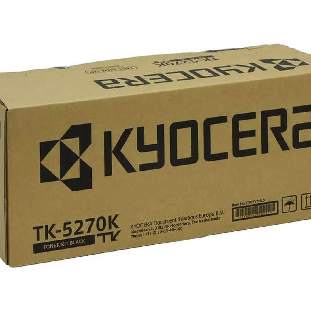 Kyocera TK5270 Negro Cartucho de Toner Original - 1T02TV0NL0/TK5270K 1