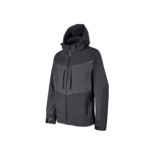 Upower Verve Chaqueta Tecnica Softshell - Talla 4XL - Interior Micro-Fleece con Grafeno, Capucha Desmontable, Repelente a Liquidos, Cremallera Waterpr