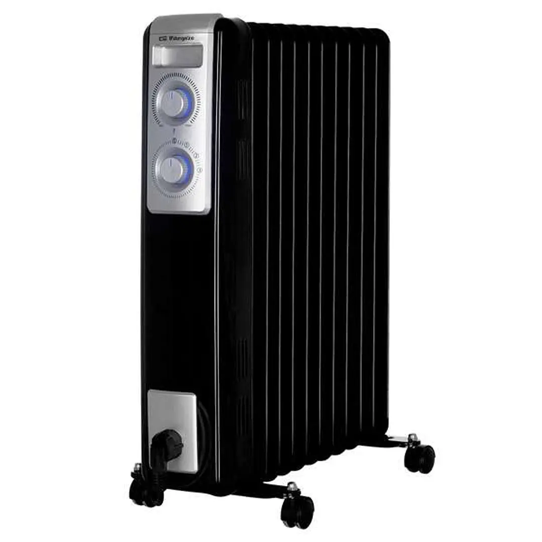 Orbegozo RN-2500 Radiador de Aceite Potente y Moderno - Potencia Maxima 2500W - 11 Elementos Calorificos - 3 Potencias de Calor - Termostato Regulable 1
