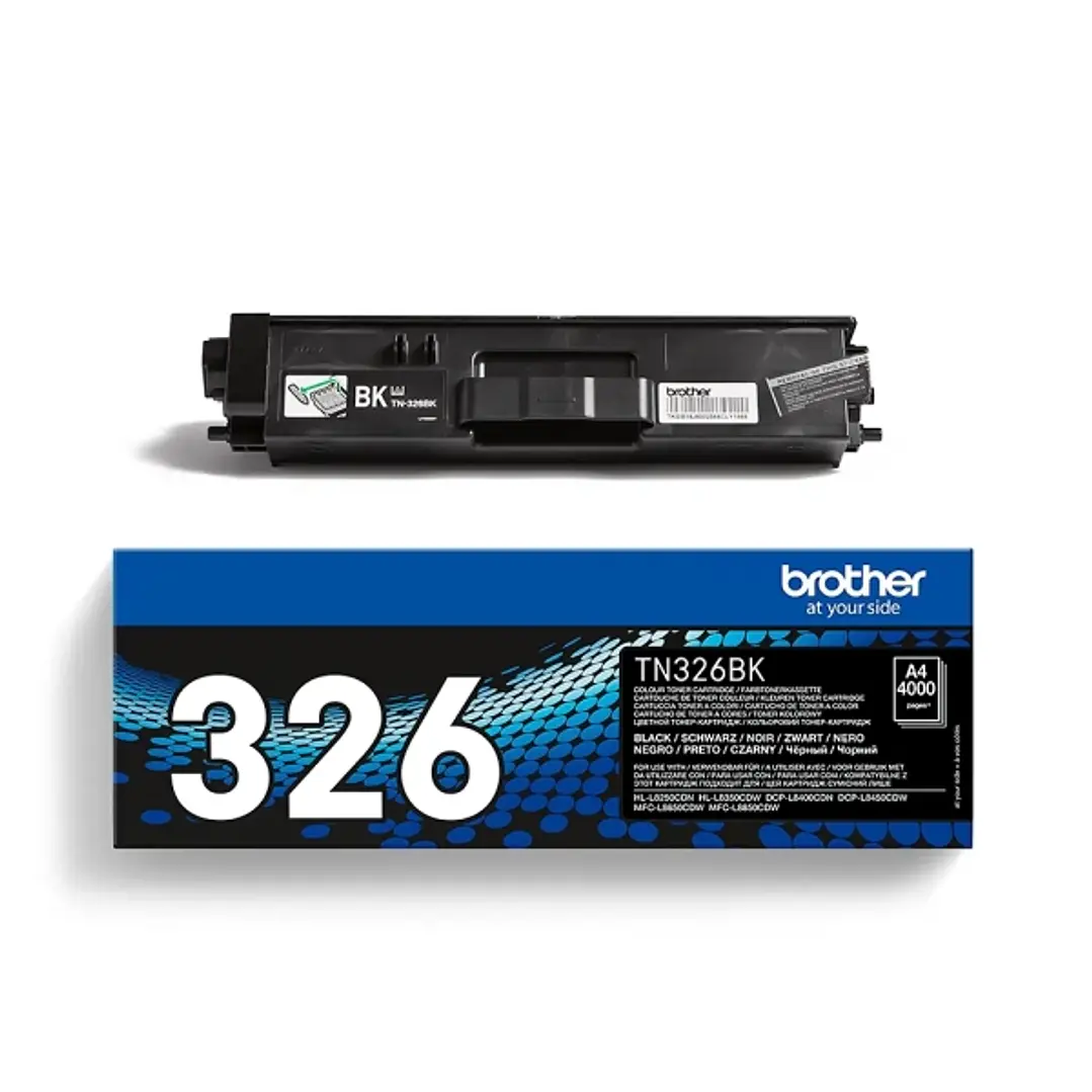 Brother TN326 Negro Cartucho de Toner Original - TN326BK 1