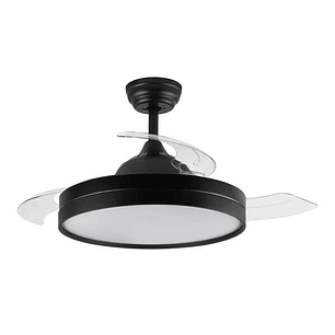 Orbegozo CP 137105 Ventilador de Techo Elegance Eficiente y Silencioso - Aspas Retractiles - Motor DC - Luz LED - Mando a Distancia - Ventilacion Reve
