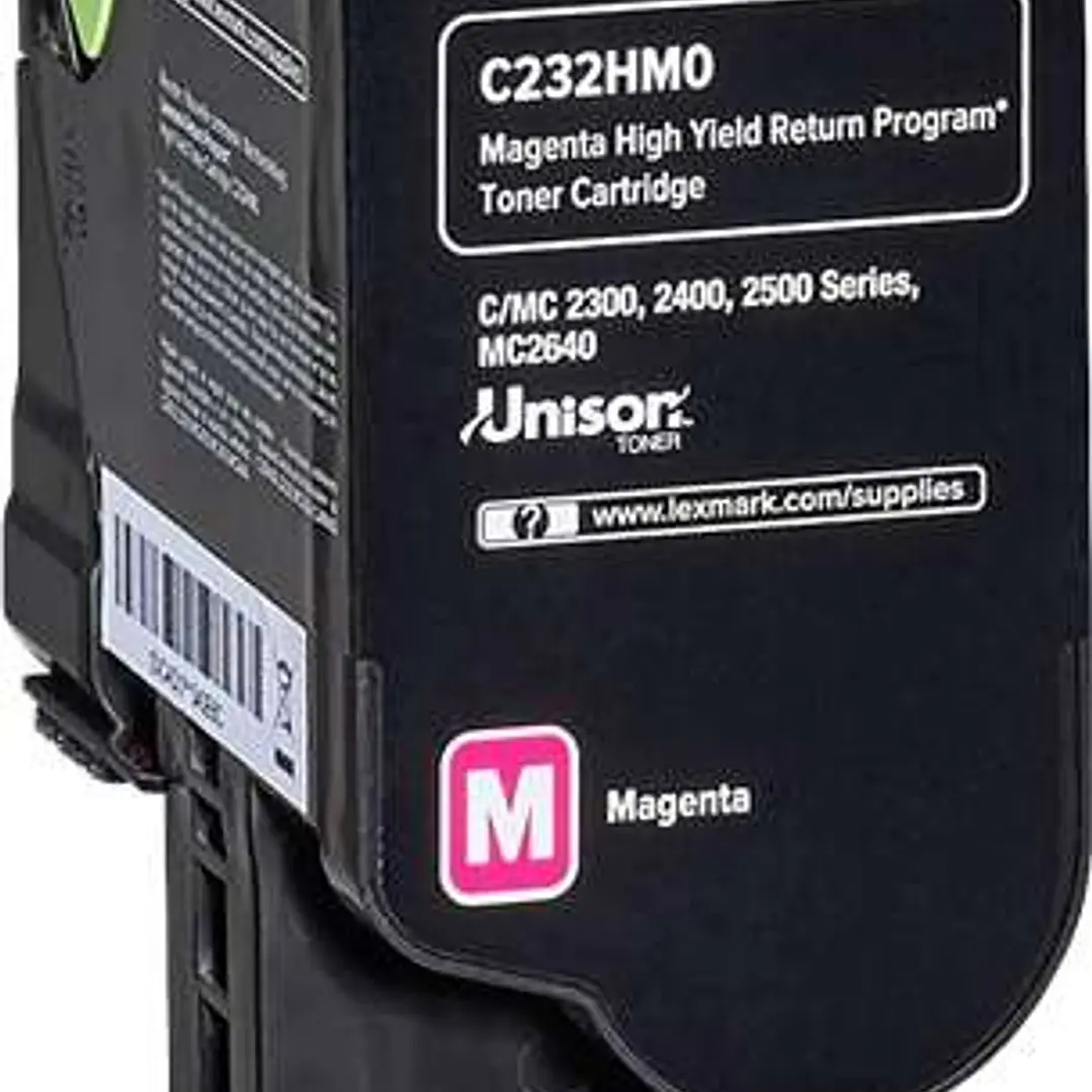 Lexmark C2325/C2425/C2535/MC2325/MC2425/MC2535/MC2640 Magenta Cartucho de Toner Original - C232HM0 1