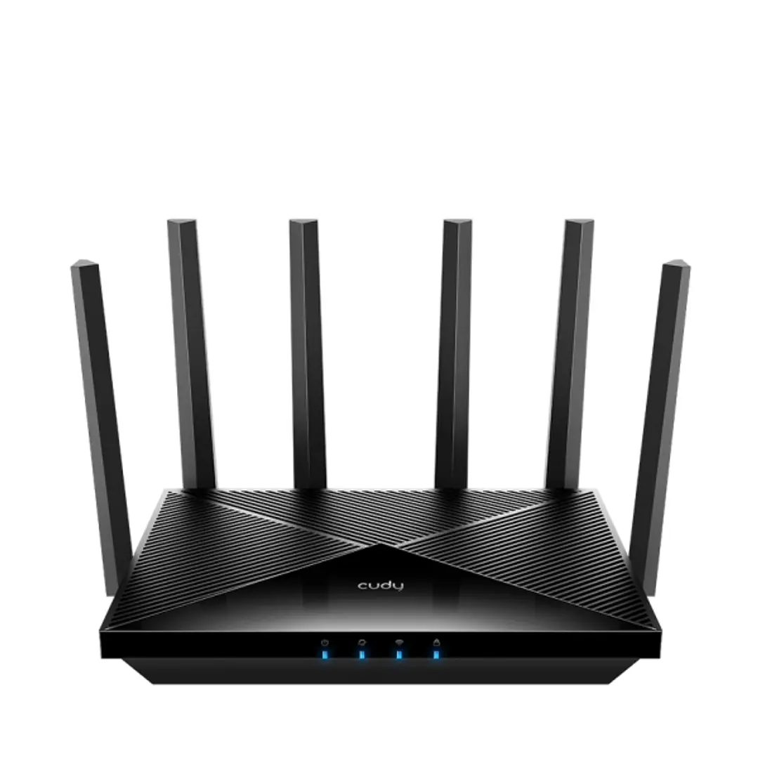 Cudy Router WiFi 7 Dual Band Gigabit BE6500 - Velocidad hasta 1000Mbps - 4 Puertos - 4 Antenas Fijas de 5dBi - Tecnologia MU-MIMO - Color Negro 1