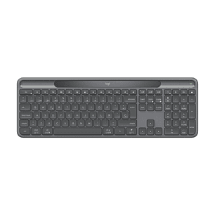 Logitech Signature Slim Solar+ K980 Teclado Inalambrico Español QWERTY - Carga Solar Automatica con Tecnologia LightCharge - Conectividad Dual Logi Bo