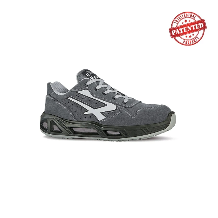 Upower Going Carpet S ESD Calzado de Seguridad Bajos - Talla 39 - Gamuza Perforada, Puntera de Aluminio, Antiarrugas, Antideslizante, Proteccion S1PS  1