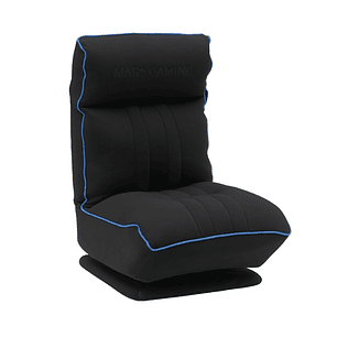 Mars Gaming MGC-THRONE Sofa Gaming de Espuma de Alta Densidad - Base con Rotacion 360º - Respaldo y Reposacabezas Ajustables - Plegable - Tejido Trans