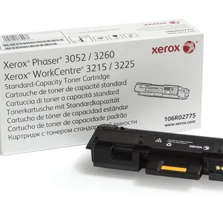 Xerox Phaser 3260/WorkCentre 3225 Negro Cartucho de Toner Original - 106R02775 1