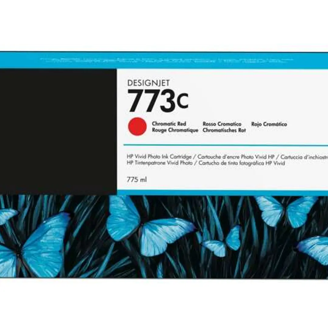 HP 773C Rojo Cromatico Cartucho de Tinta Original - C1Q38A 1