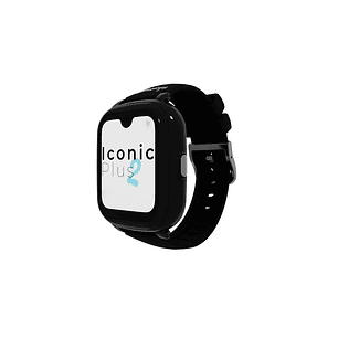 Savefamily Reloj Inteligente Smartwatch Infantil Iconic Plus 2 con GPS y Llamada - IP67 - Bateria 850mAh - IA - Color Negro