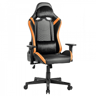 Mars Gaming MGC-PRO Silla Gaming - Cuero PU - Cojines Soft-Touch - Reposabrazos 2D - Respaldo Reclinable 135º - Base Acero - Ruedas XL - Soporta 150 k