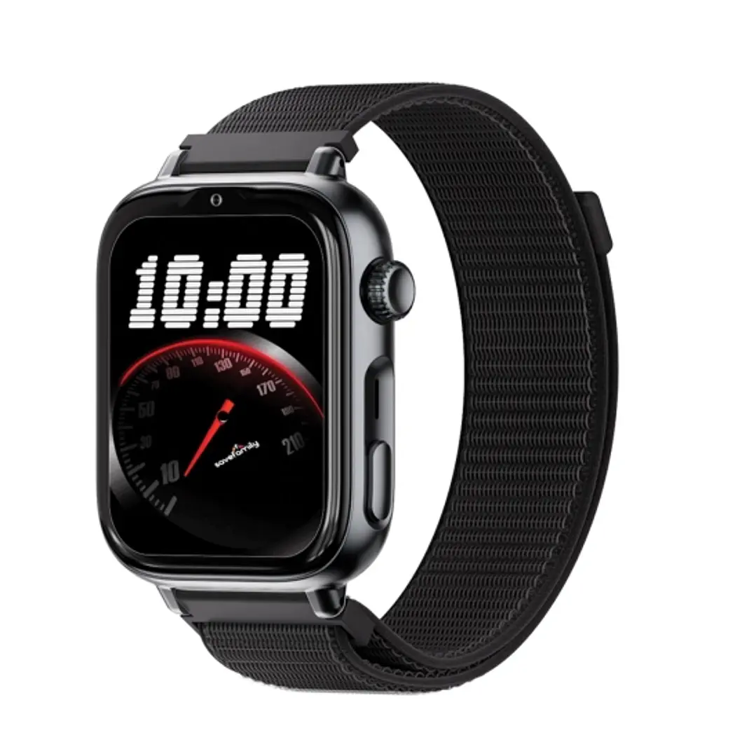 Savefamily Reloj Inteligente Smartwatch Infantil SaveWatch Plus 2 - Pantalla Amoled - Carcasa Negra - Correa Tela Negra 1