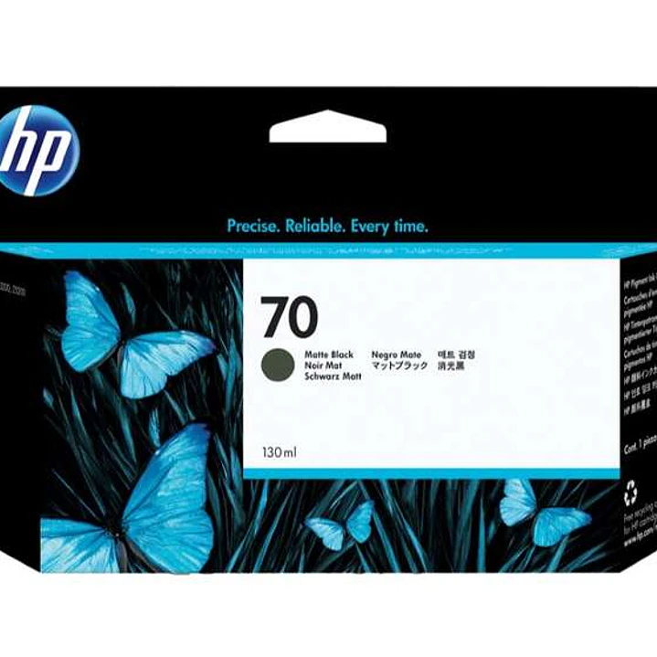HP 70 Negro Mate Cartucho de Tinta Original - C9448A 1
