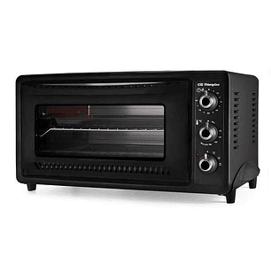 Orbegozo HO 392 Horno Electrico de Sobremesa - Tecnologia para Cocinar Rapido y Limpio - Temporizador hasta 90 Minutos - Capacidad 39L - Negro Rustico