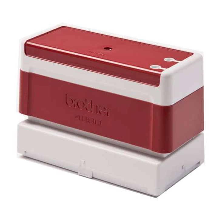 Brother PR4090R6P Pack de 6 Monturas de Sellos Originales - 40x90mm - Color Rojo 1