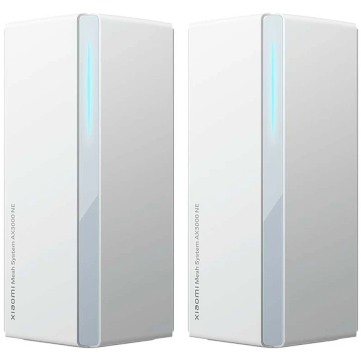 Xiaomi Sistema WiFi Mesh de 2 Unidades WiFi 6 AX3000NE Dual Band - Velocidad hasta 2978Mbps - 4 Puertos RJ-45 1