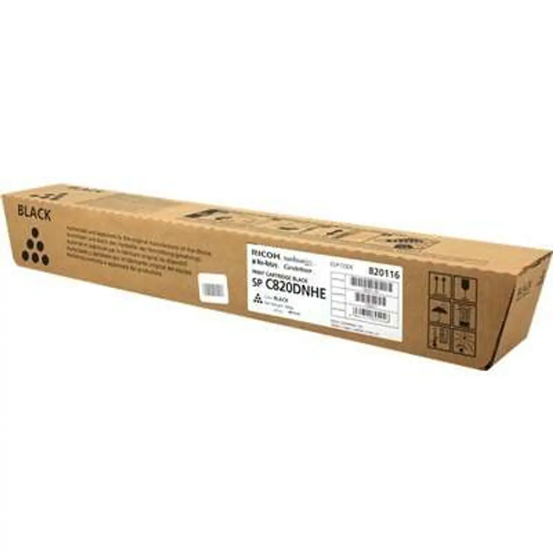 Ricoh Aficio SP-C820DN/SP-C821DN Negro Cartucho de Toner Original - 820116 1