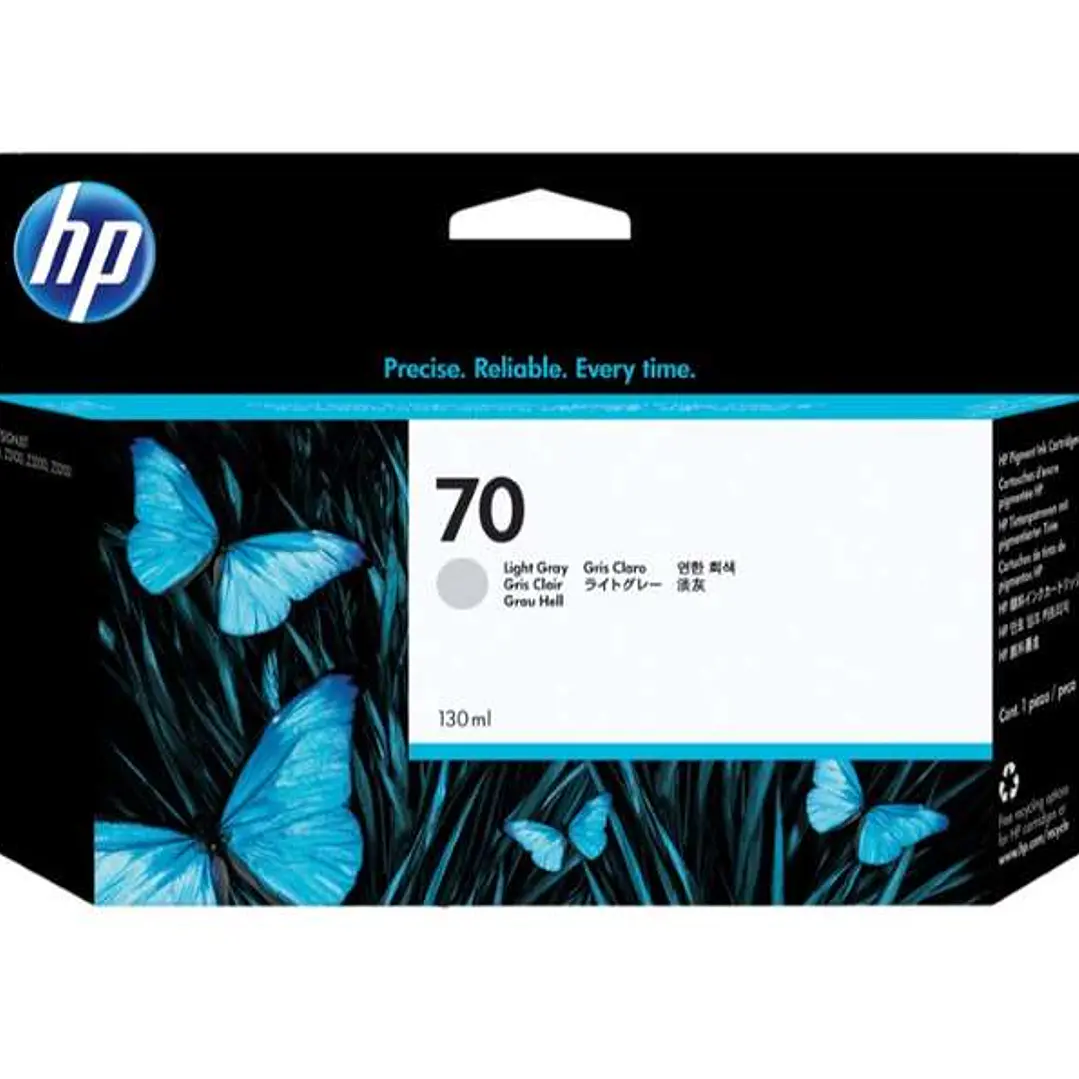HP 70 Gris Claro Cartucho de Tinta Original - C9451A 1