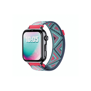 Savefamily Reloj Inteligente Smartwatch Infantil SaveWatch Plus 2 - Pantalla Amoled - Carcasa Negra - Correa Tela Tribeca