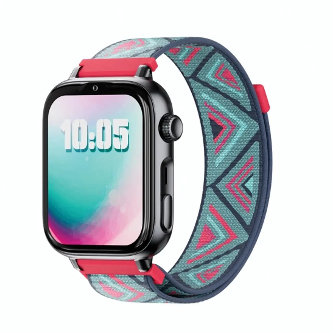 Savefamily Reloj Inteligente Smartwatch Infantil SaveWatch Plus 2 - Pantalla Amoled - Carcasa Negra - Correa Tela Tribeca 1