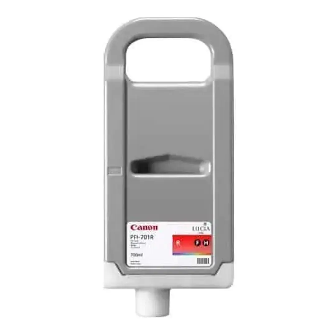 Canon PFI-701R Rojo Cartucho de Tinta Original - 0906B001 1