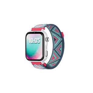 Savefamily Reloj Inteligente Smartwatch Infantil SaveWatch Plus 2 - Pantalla Amoled - Carcasa Blanca - Correa Silicona Lollipop