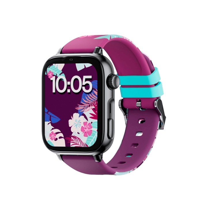 Savefamily Reloj Inteligente Smartwatch Infantil SaveWatch Plus 2 - Pantalla Amoled - Carcasa Negra - Correa Silicona Maui 1