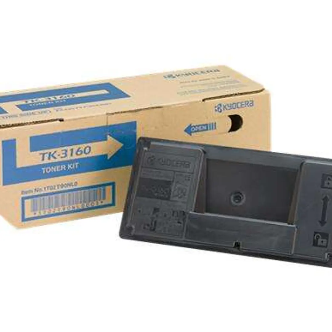 Kyocera TK3160 Negro Cartucho de Toner Original - 1T02T90NL0/1T02T90NL1 1