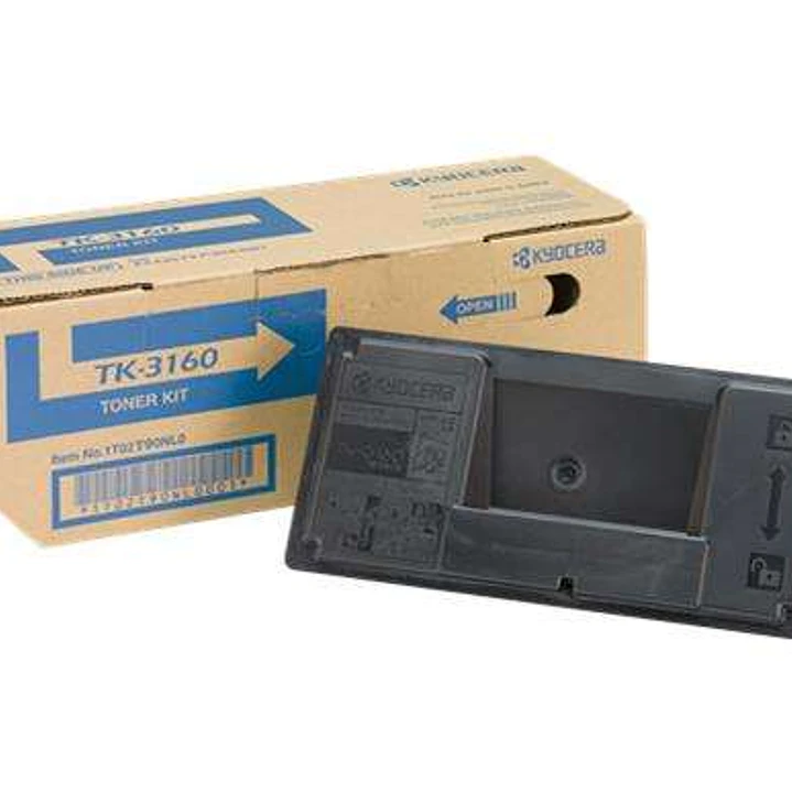 Kyocera TK3160 Negro Cartucho de Toner Original - 1T02T90NL0/1T02T90NL1 1