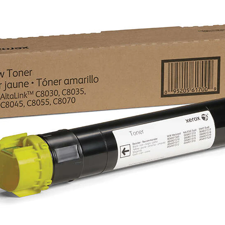 Xerox Altalink C8030/C8035/C8045/C8055/C8070 Amarillo Cartucho de Toner Original - 006R01700 1