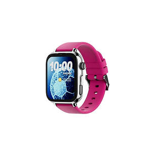 Savefamily Reloj Inteligente Smartwatch Infantil SaveWatch Plus 2 - Pantalla Amoled - Carcasa Plateada - Correa Silicona Lollipop