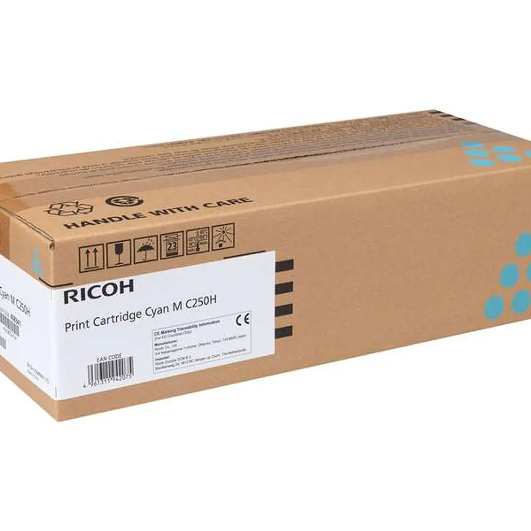 Ricoh MC250FW/P301W Cyan Cartucho de Toner Original - 408341/M C250HC 1