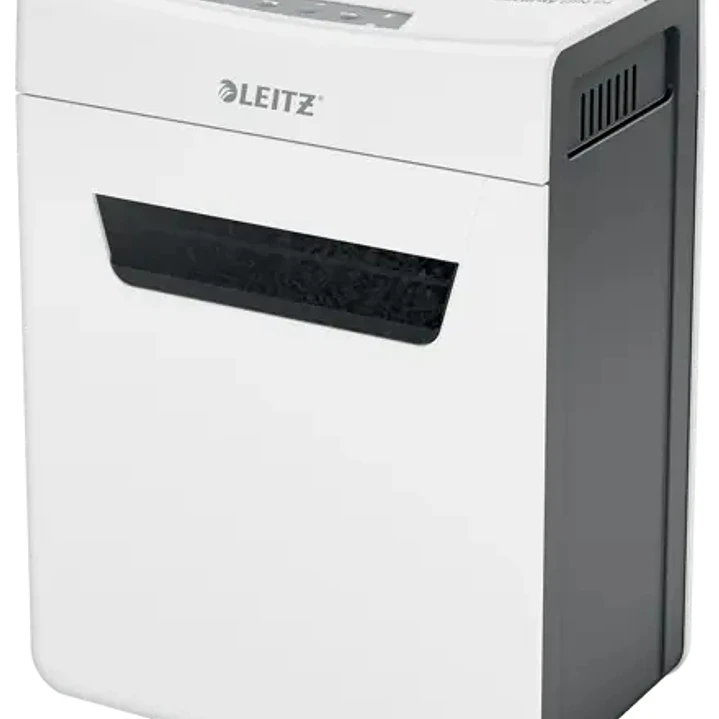 Leitz IQ Protect Premium 8X Destructora de Papel Manual Corte en Particulas P-4 - Destruye hasta 8 Hojas - Ultrasilenciosa - Papelera de 14L - Color B 1