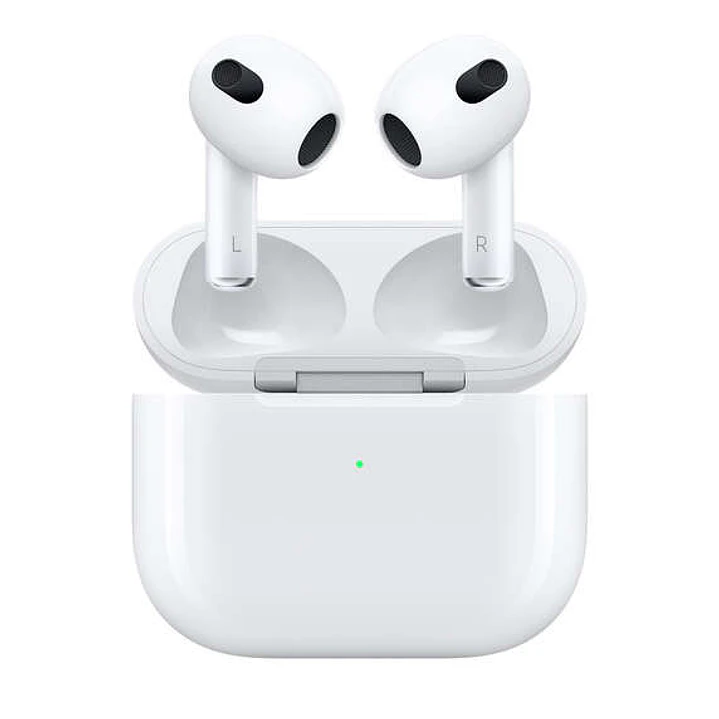 Apple AirPods 3ª Gen Auriculares Inalambricos Bluetooth 5.0 - 2 Microfonos - Control de Sensor de Presion - Autonomia hasta 6h 1