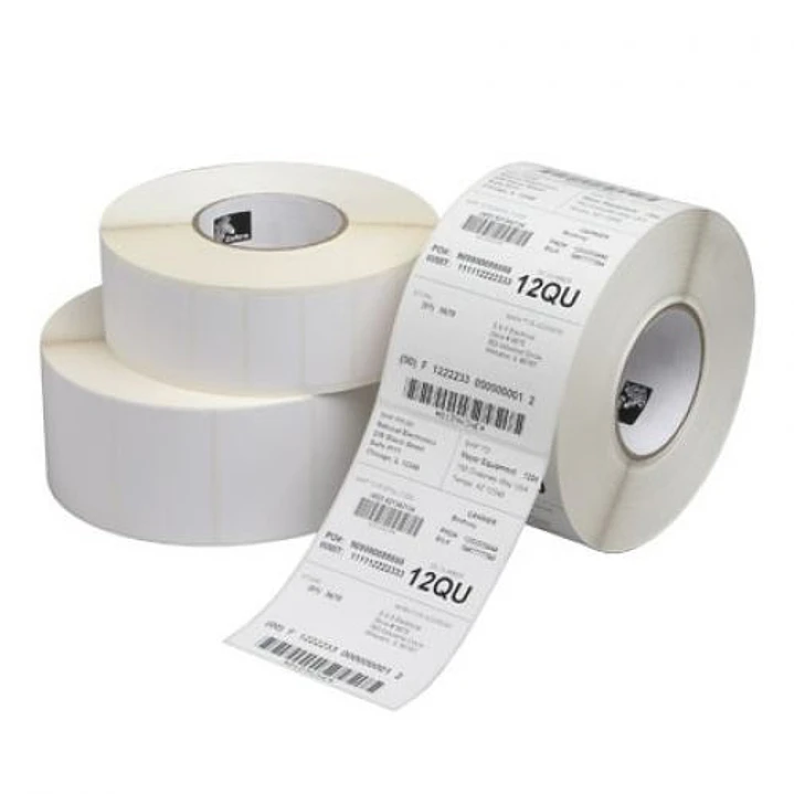 Zebra Z-Select 2000D Pack de 12 Rollos de Etiquetas Originales Perforadas 57x32 mm - 2100 Unidades por rollo - 800262-125 1