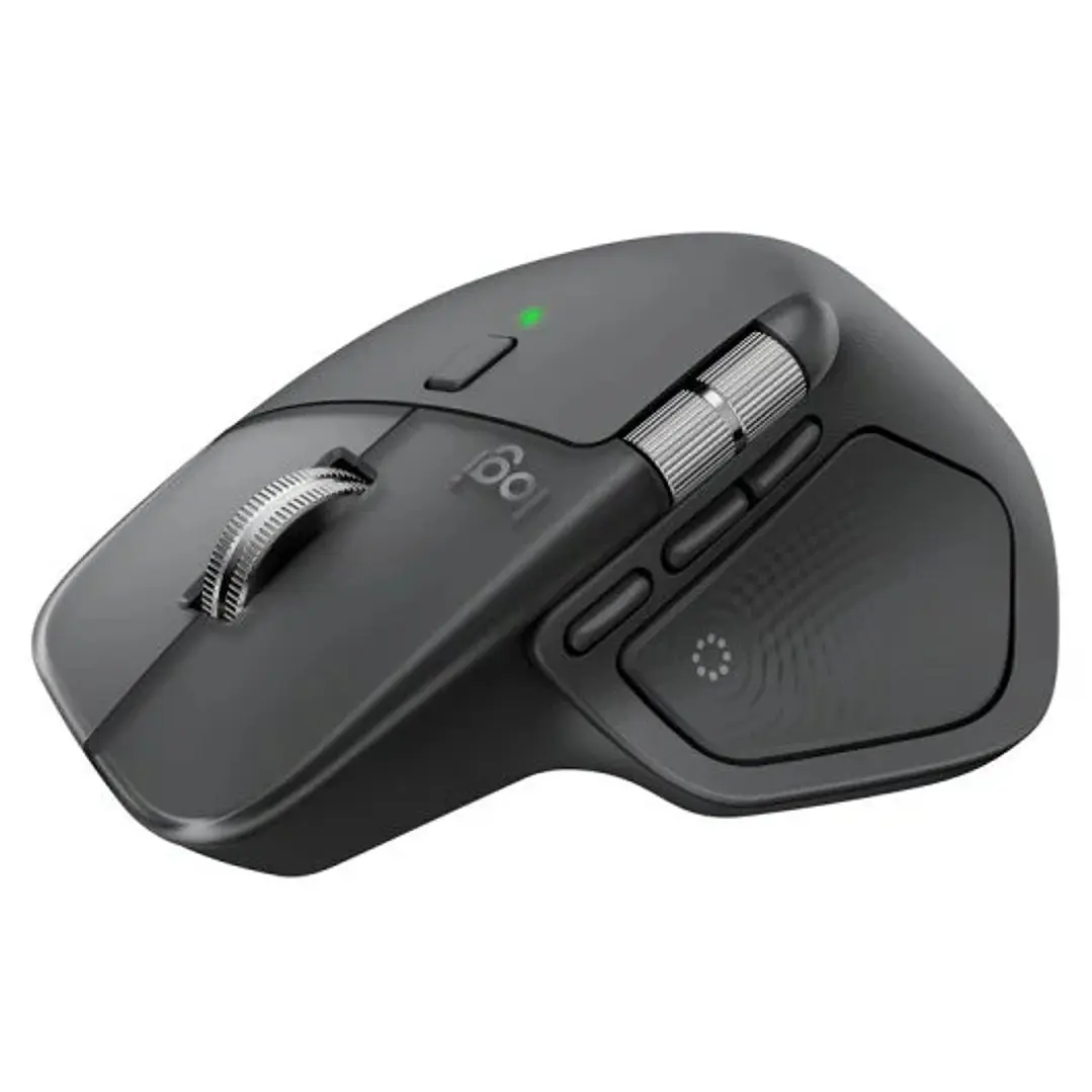 Logitech MX Master 4 Raton Inalambrico Avanzado - Sensor Darkfield 8K DPI - Desplazamiento MagSpeed 1000 Lineas por Segundo - Respuesta Haptica Person 1