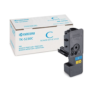 Kyocera TK5230 Cyan Cartucho de Toner Original - 1T02R9CNL0/TK5230C