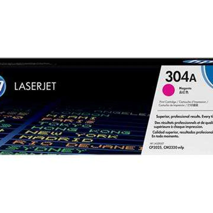 HP CC533A Magenta Cartucho de Toner Original - 304A 1