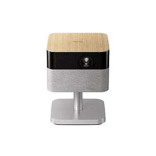 Epson Lifestudio Flex Plus EF-72 Proyector 4K PRO-UHD - 1000 Lumenes - Sistema de Sonido Bose - WiFi, Bluetooth, Android TV, HDMI, USB - Color Roble