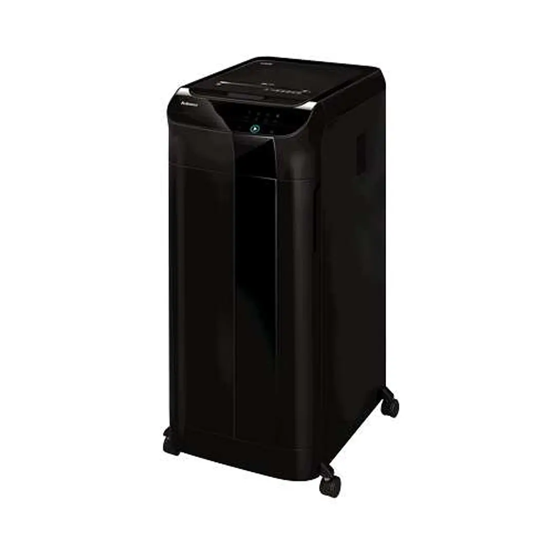 Fellowes AutoMax 550C Destructora de Papel Automatica Corte en Particulas P-4 - Autoalimentacion 500 Hojas, Manual 14 Hojas - Papelera de 83L - Color  1