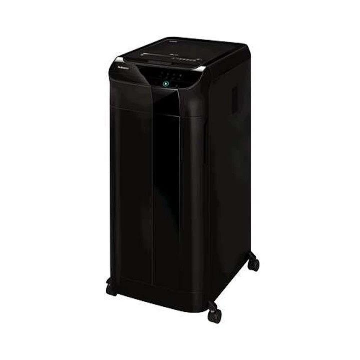 Fellowes AutoMax 550C Destructora de Papel Automatica Corte en Particulas P-4 - Autoalimentacion 500 Hojas, Manual 14 Hojas - Papelera de 83L - Color  1
